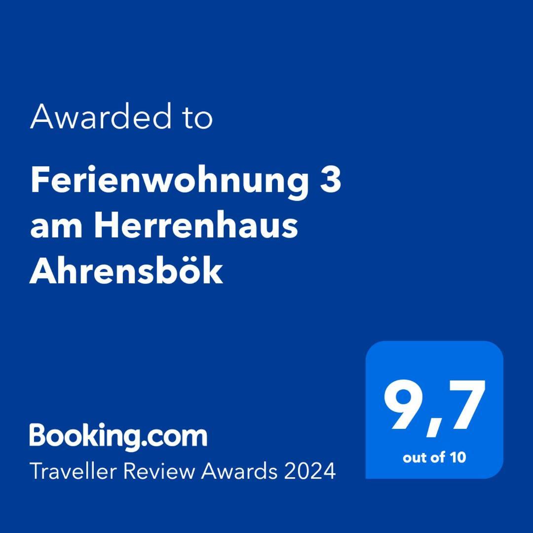 Ferienwohnung 3 Am Herrenhaus Ahrensboek Ahrensbok Exteriör bild